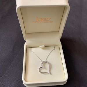 Jared White Gold Diamond Necklace